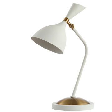 Albert 21.5" Iron Retro Mid Century LED Table Lamp - JONATHAN Y